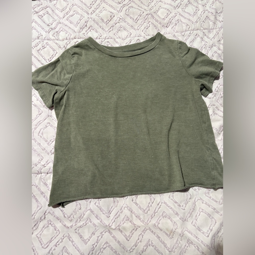 Olive Knit Top